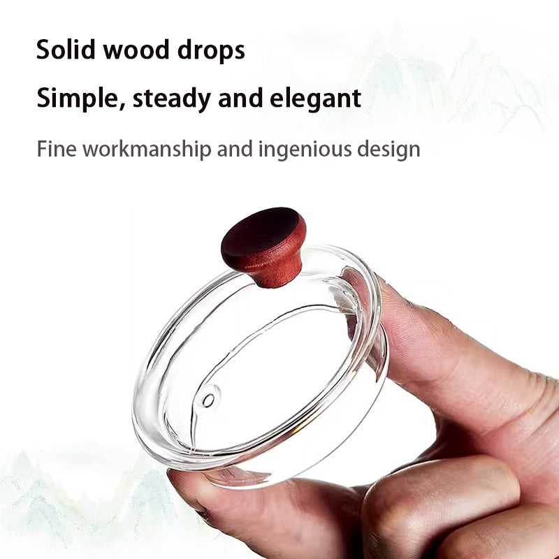 Agarwood Pot,Side Handle Teapot, Glass Teapot, Electric Ceramic Stove High Temperature Resistant Teapot, Wooden Handle Single Teapot, Filter Kung Fu Teapot