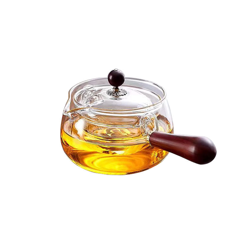 Xiaoyao Pot, Side Handle Rotating Teapot, Office Household Teapot, Electric Ceramic Stove Tea Maker Light Luxury High-end