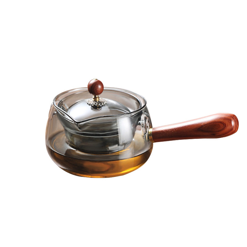 Xiaoyao Pot, Side Handle Rotating Teapot, Office Household Teapot, Electric Ceramic Stove Tea Maker Light Luxury High-end