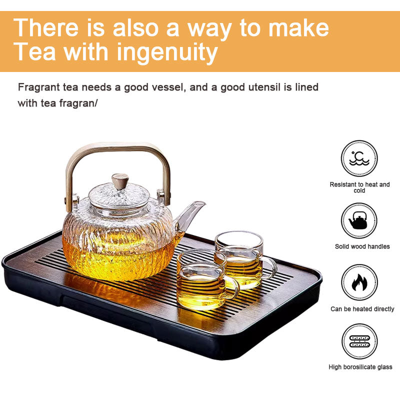 High Borosilicate Glass Teapot, Multi-Purpose Teapot, Boutique Teapot, Household Flower Teapot