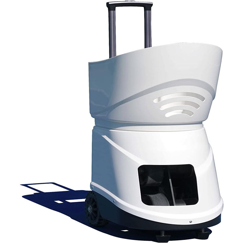 Tennis Ball Machine Automatic Tennis Ball Launcher Portable Tennis Ball Machine up to 150 Balls Capacity