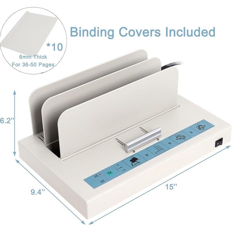 Thermal Binding Machine 500 Sheets Capacity A3 A4 A5 Document Heat Binder Book Binding Machine