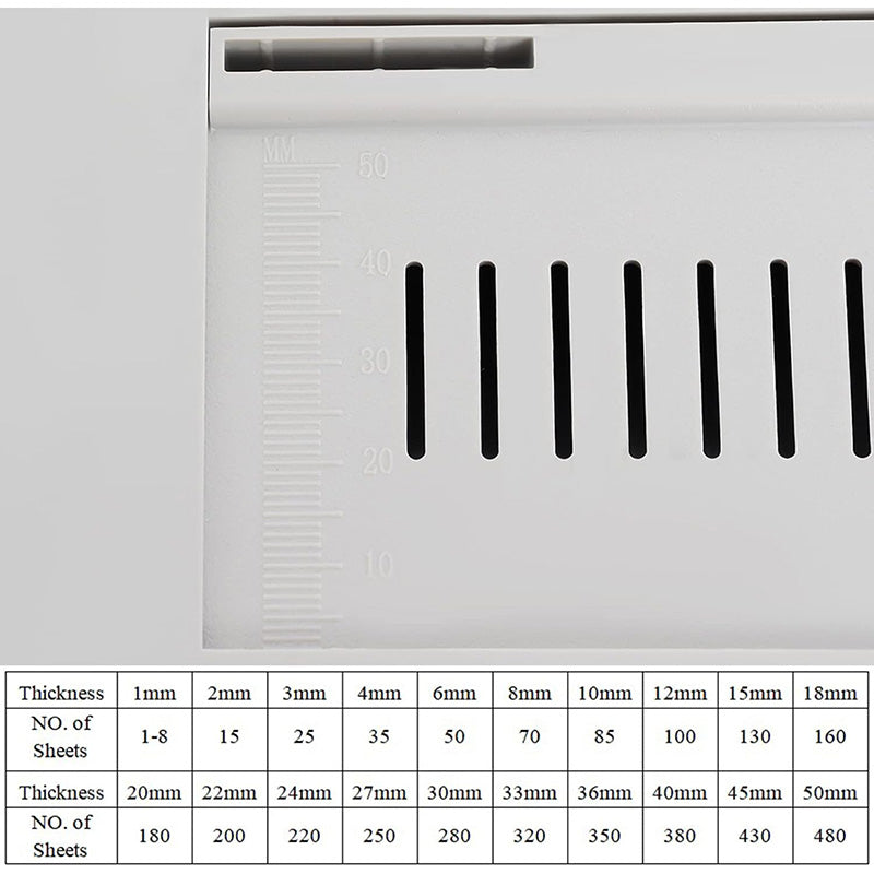 Thermal Binding Machine 500 Sheets Capacity A3 A4 A5 Document Heat Binder Book Binding Machine