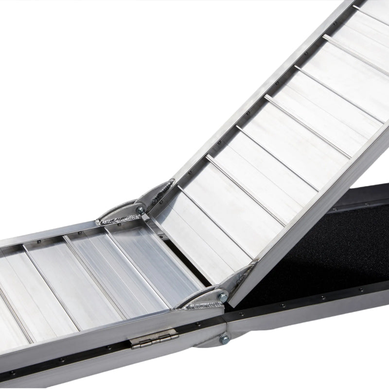 5Ft Aluminum Wheelchair Loading Ramp With An Applied Slip-Resistant Surface Portable Foldable For Disabled