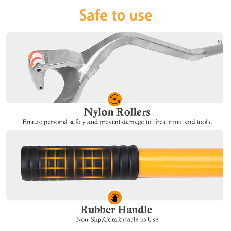 Large Vehicle Tubeless Tire Changing Tool, Car Tire Disassembly Tool, Truck Tire Changing Tool Three-Piece Set