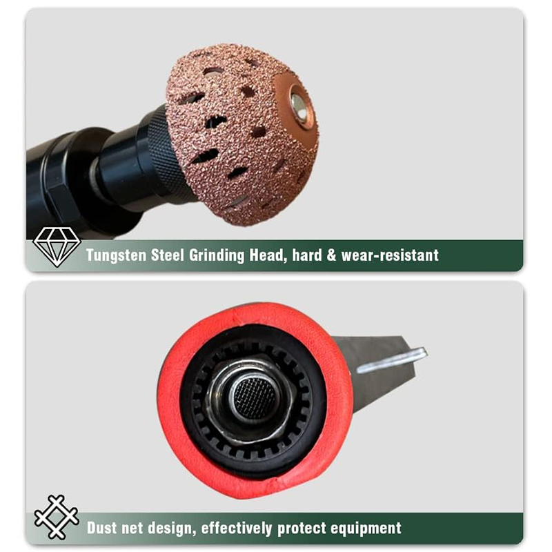 Tire Buffer Kit,2500rpm Low Speed Air Tire Buffing Machine Tire Repair Kit Polishing Cleaning Tool 35mm Pneumatic Automatic Buffing Wheel Machine Tire Repair Tool Rear Exhaust