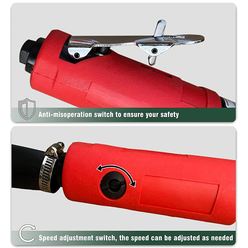 Tire Buffer Kit,2500rpm Low Speed Air Tire Buffing Machine Tire Repair Kit Polishing Cleaning Tool 35mm Pneumatic Automatic Buffing Wheel Machine Tire Repair Tool Rear Exhaust