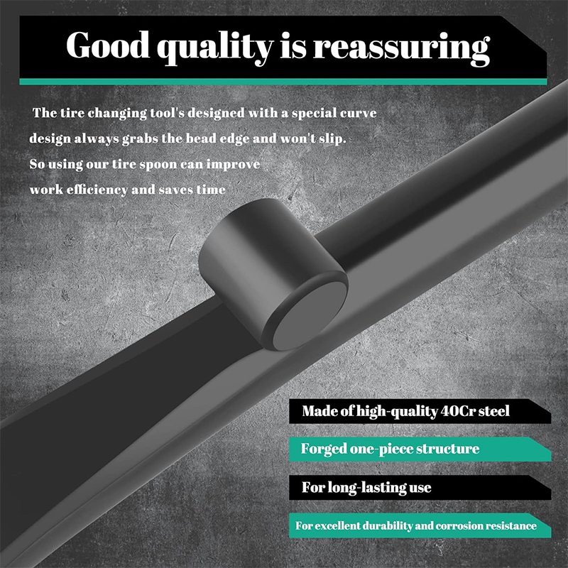 Tire Mount Demount Tool, Tire Mounting And Removal Irons, Semi-Low-Profile Tire Bars, Tire Changing Tools, Tire Tools