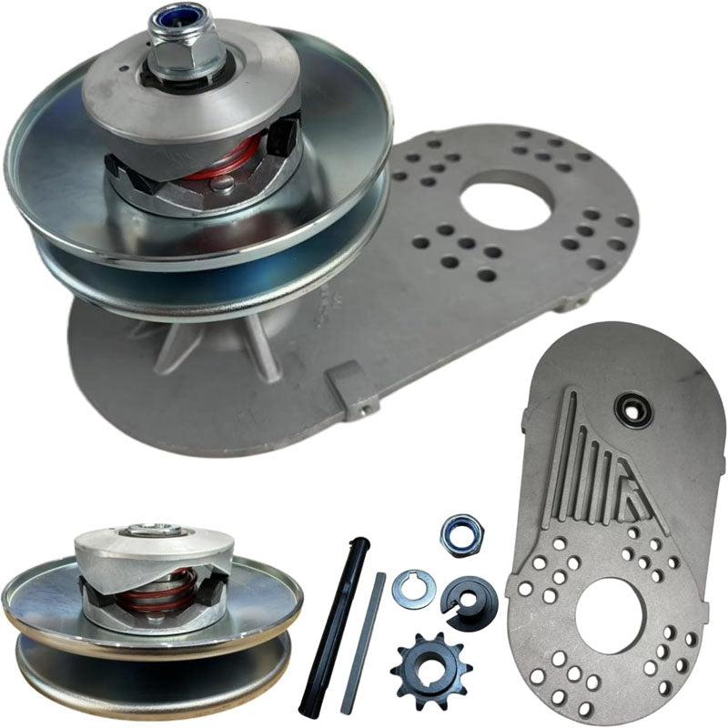 Torque Converter Go Kart Clutch 212CC 30 Series Mini Bike 10T #40 41 Chain and 12T #35 Replacement Set