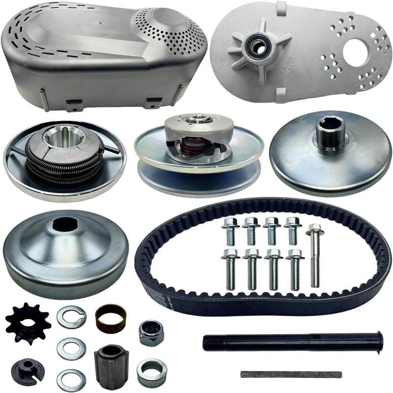 Torque Converter 212CC Torque Converter 30 Series 6.5 HP 3/4" Go Kart Mini Bike Clutch 10T #40/41/420 Chain