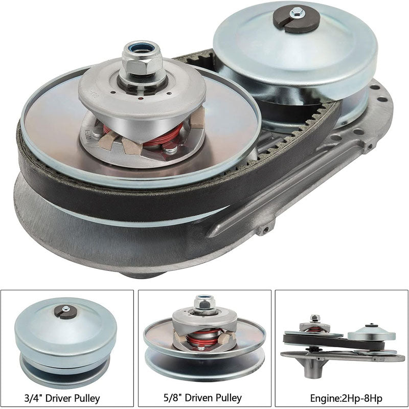 Torque Converter CVT 2HP-7HP 3/4\" Go Kart Clutch 212CC 30 Series Go Kart Mini Bike 30-75 Engine Drive Replacement for Predator 212 Clutch Set