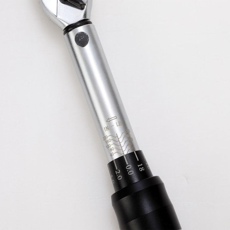 1/4-inch Drive Dual-Direction Adjustable Click Torque Wrench 20-200 ft.-lb./ 2.26~22.6 N/m