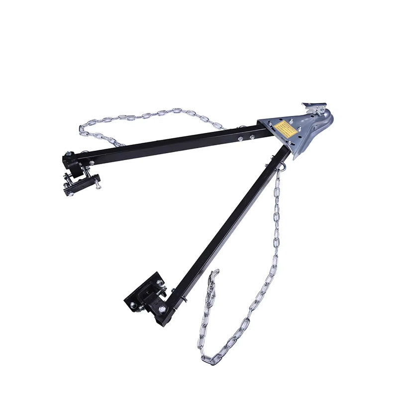 2" Ball 5000 Lbs A Frame Adjustable Car Tow Bar With Chain Coupler