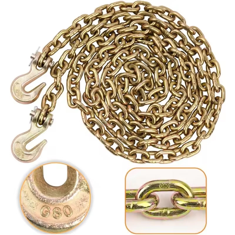 Wholesale Price 1/4" G80 Galvanized Gimbal Drag Industrial Cable Truck Tow Chain