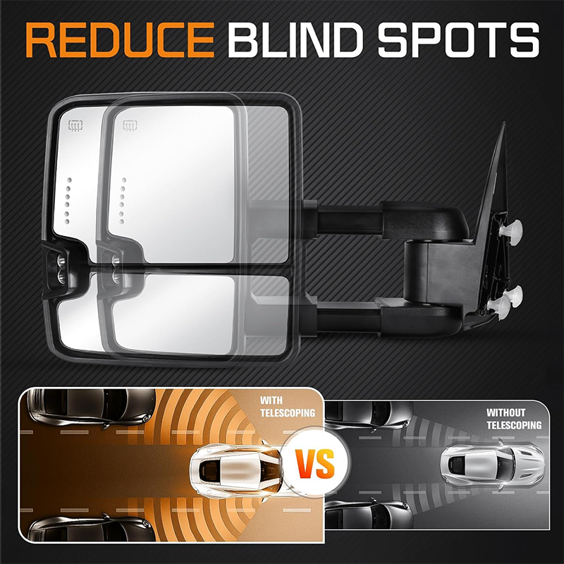 Towing Mirrors Power Control Heated with Turn Signal