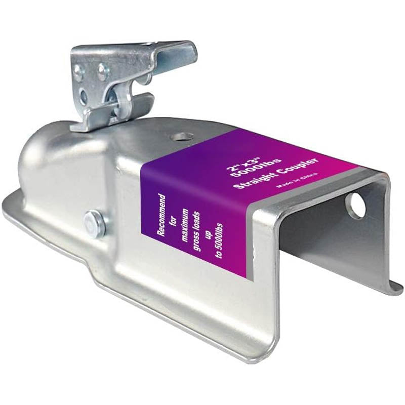 Towing Couplers for 2-Inch Hitch Ball 3-Inch Channel 5000 lbs Capacity for Towing RV Boat Camper