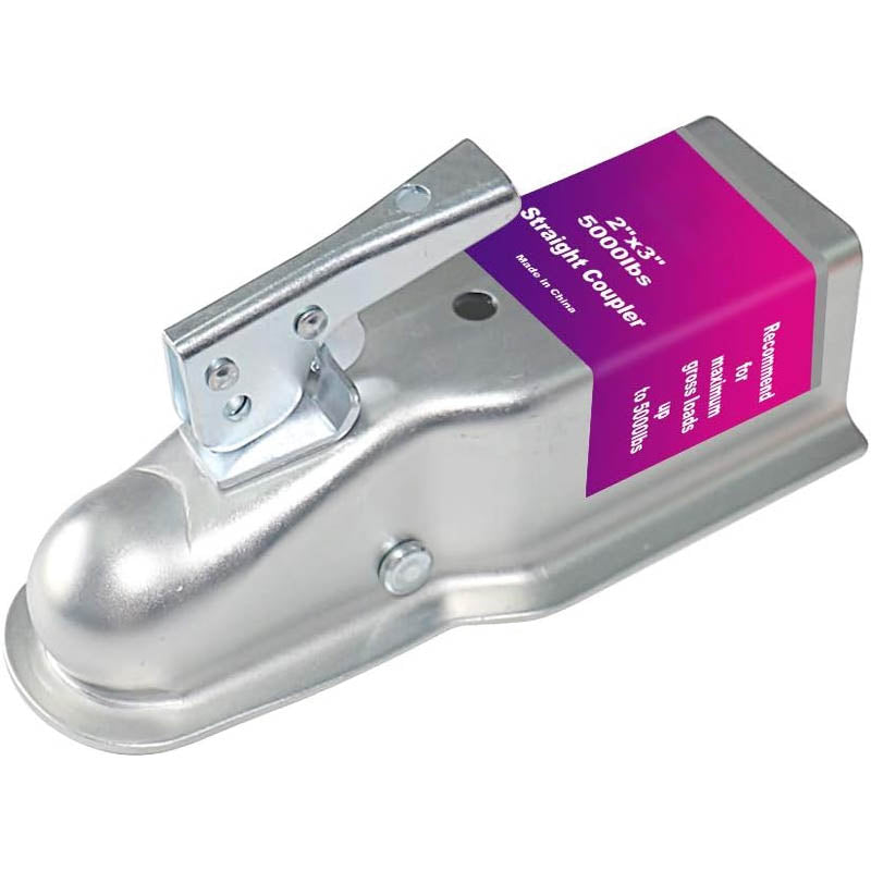 Towing Couplers for 2-Inch Hitch Ball 3-Inch Channel 5000 lbs Capacity for Towing RV Boat Camper