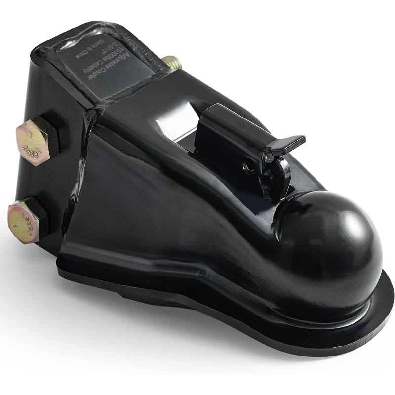 Towing Couplers Adjustable 2-5/16" Hitch Ball 15000 lbs Capacity Heavy Duty Cast Channel-Mount Coupler