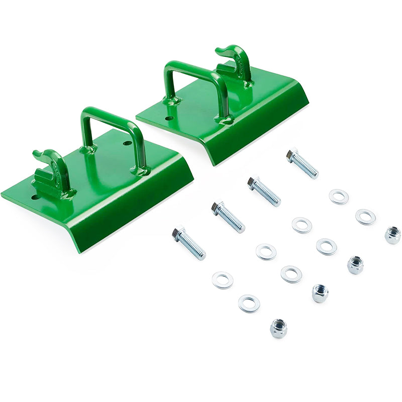 Tractor Bucket Hooks Bolt Grade Tow Grab Handles 1.5“ Tow Hook Bolts with 60° Curved Edge for John Deere Bucket 2 PCS