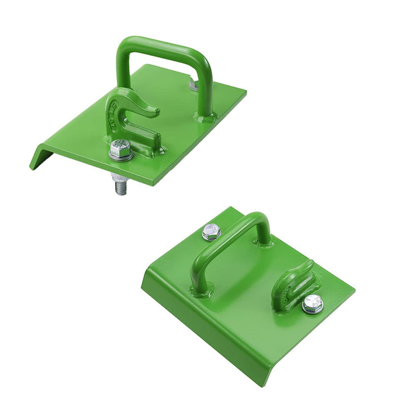 Tractor Bucket Hooks Bolt Grade Tow Grab Handles 1.5“ Tow Hook Bolts with 60° Curved Edge for John Deere Bucket 2 PCS