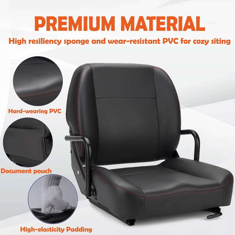 Tractor Seat with Hip Restraint,Micro Switch, for Tractors Backhoes ,Mower,Skid Loader,Telehandler