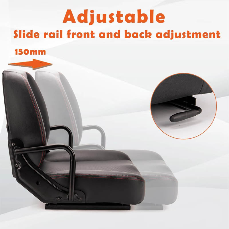 Tractor Seat with Hip Restraint,Micro Switch, for Tractors Backhoes ,Mower,Skid Loader,Telehandler