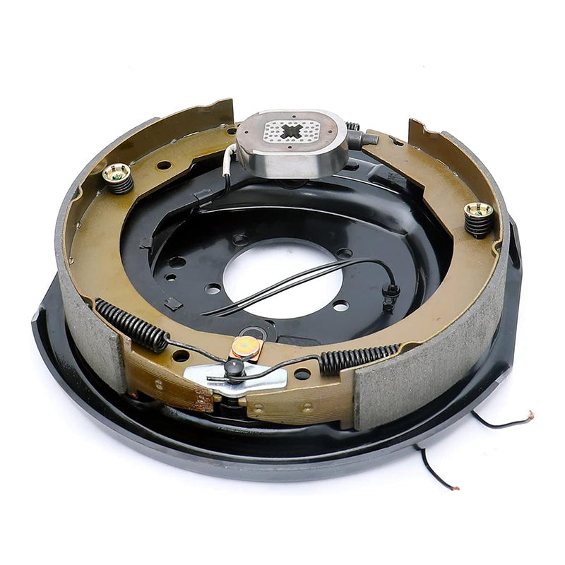 Pair 12" x 2" Electric Trailer Brakes Assembly Works with 5,200 lbs, 6,000 lbs, and 7,000 lbs Trailer Axle 1 Right + 1 Left