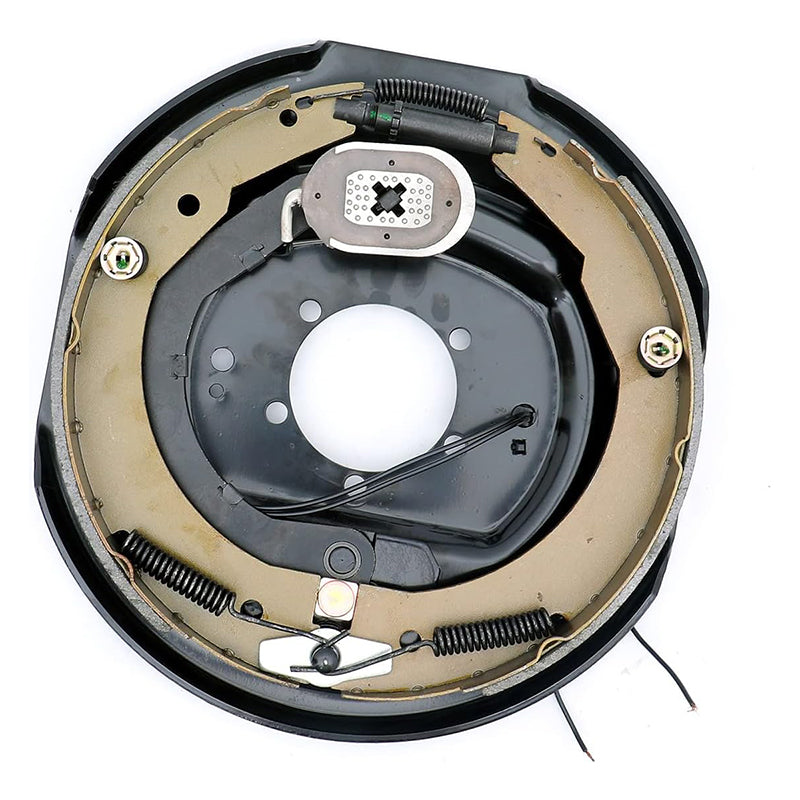 Pair 12" x 2" Electric Trailer Brakes Assembly Works with 5,200 lbs, 6,000 lbs, and 7,000 lbs Trailer Axle 1 Right + 1 Left