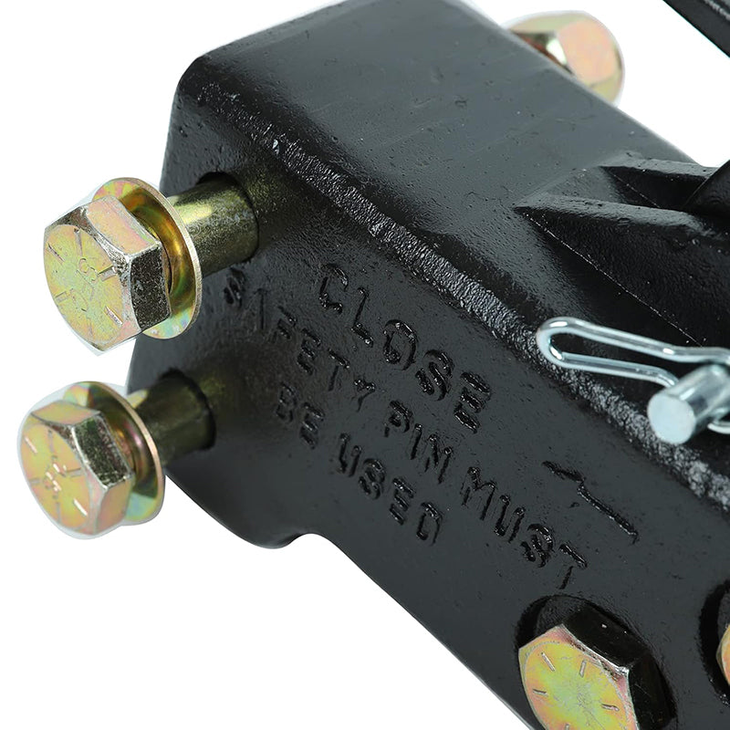 15000LBS Capacity Channel-Mount Coupler with Hardware Kit Heavy Duty Cast Adjustable Trailer Coupler 2-5/16 in