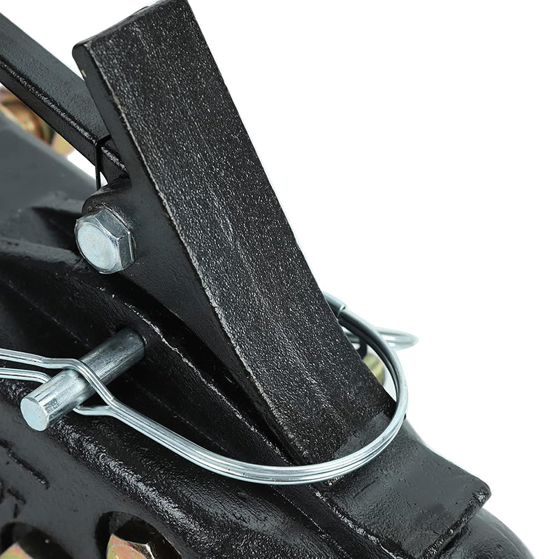 15000LBS Capacity Channel-Mount Coupler with Hardware Kit Heavy Duty Cast Adjustable Trailer Coupler 2-5/16 in