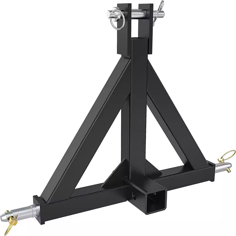 Triangle Trailer Hitch, Trailer Receiver, Tractor Tripod Coupling Device, 2 Inch Tow Bar Adapter, Agricultural Machinery Accessories