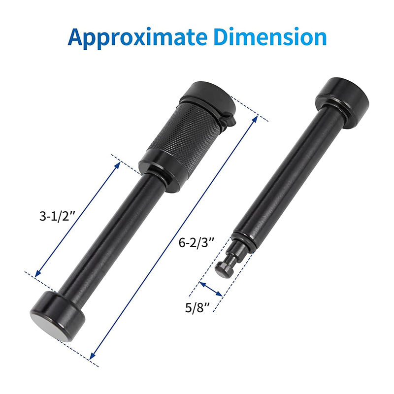 Trailer Hitch Lock Hitch Receiver Lock Fits Class III IV and 2" 2-1/2" Receiver for Trailer Truck Car Boat