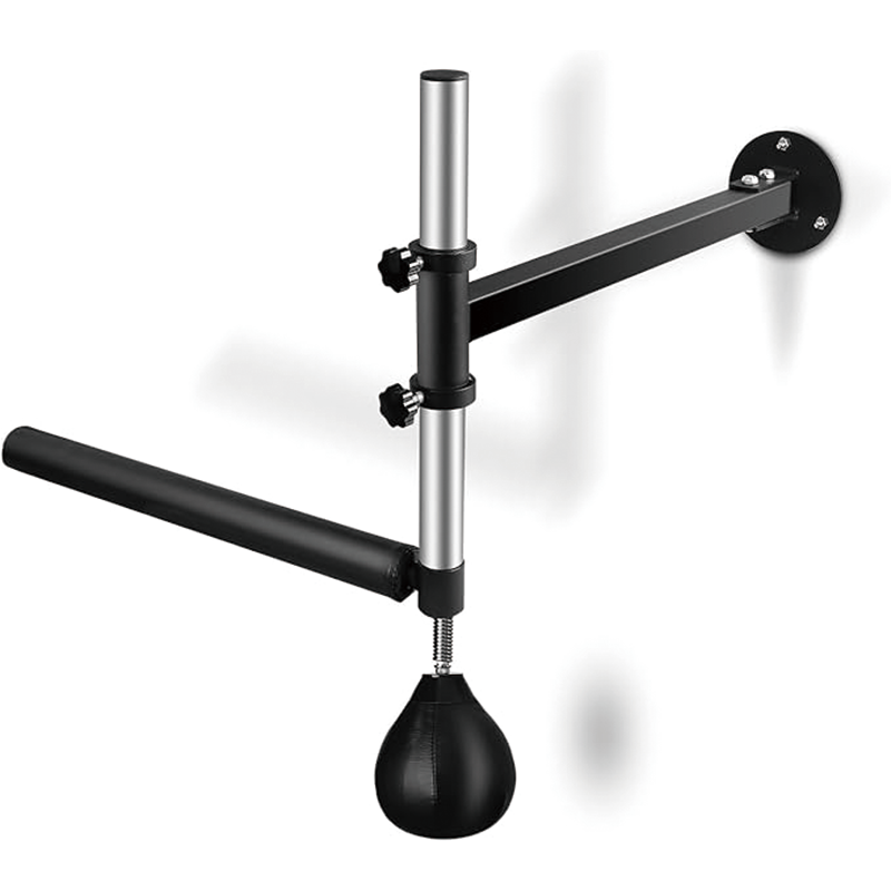 Wall Mount Boxing Spinning Bar, Spinning Bar with Punching Ball, Adjustable Boxing Speed Trainer,Training Equipment with Punching Bag for Boxing Training, Kickboxing, MMA, Fitness