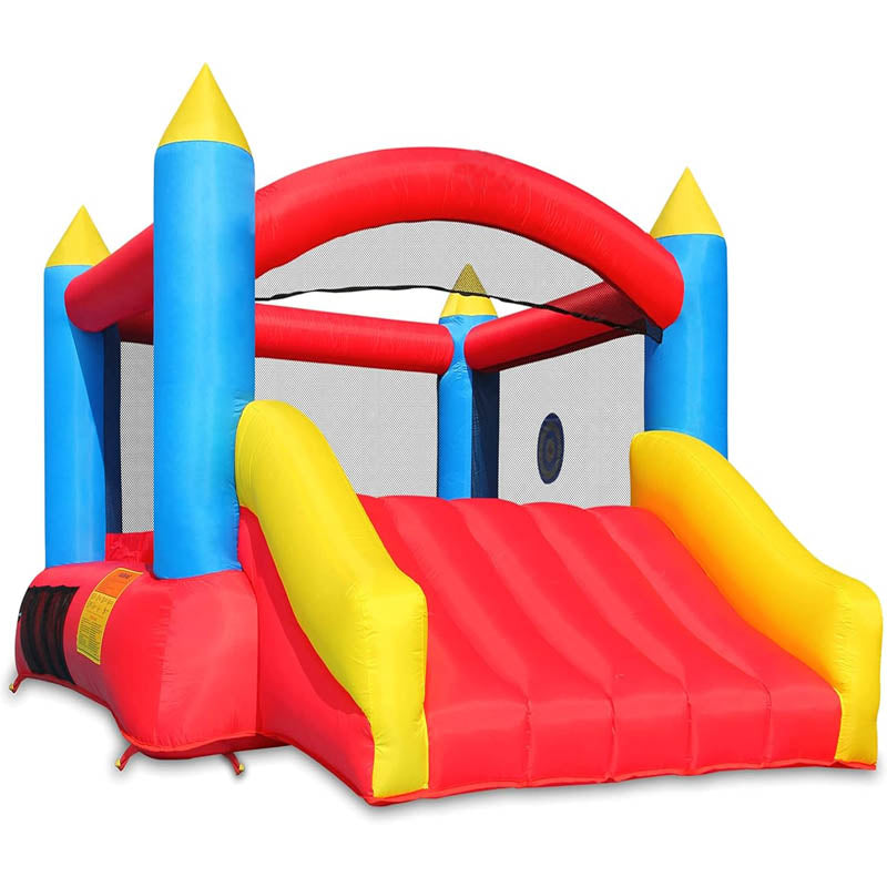 Inflatable Bounce House Inflatable Bouncer with Air Blower Family Backyard Bouncy Castle dea for Kids