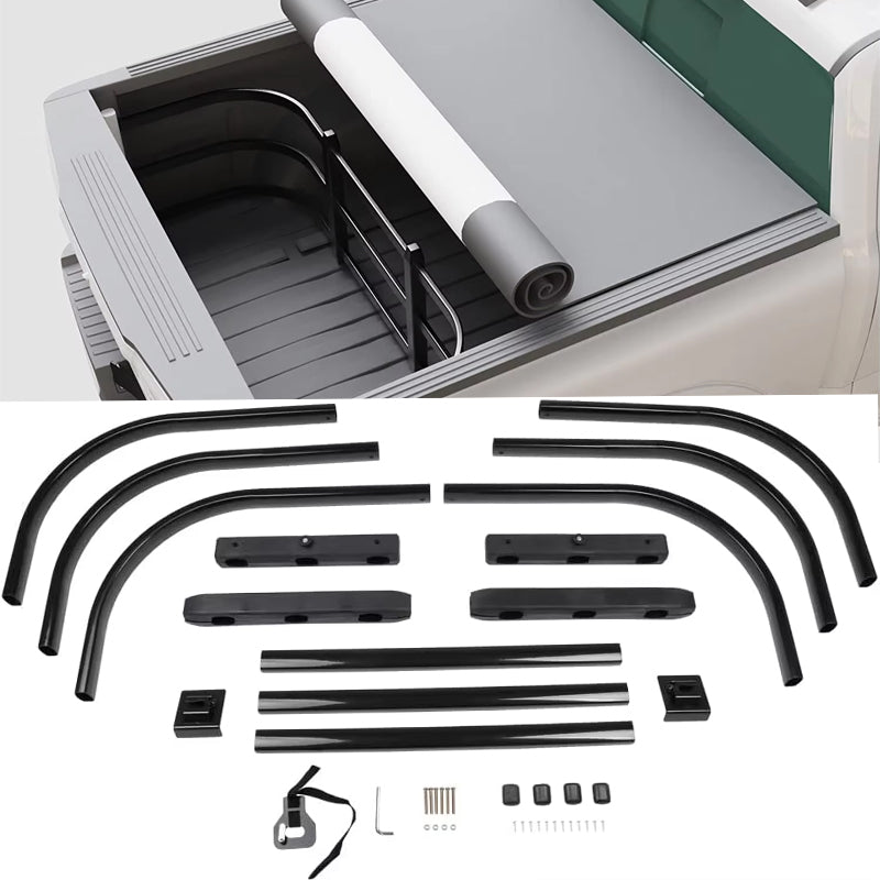 High-Quality Universal Black Pickup Truck Rear Tailgate Bed Extender55"-65"