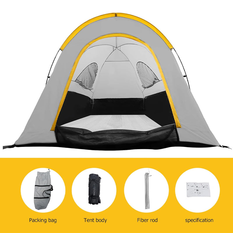 Truck Tent For 6.5-8 Ft Truck Bed, Pickup Truck Bed Tent Double Layer Waterproof Pu2000mm For Camping
