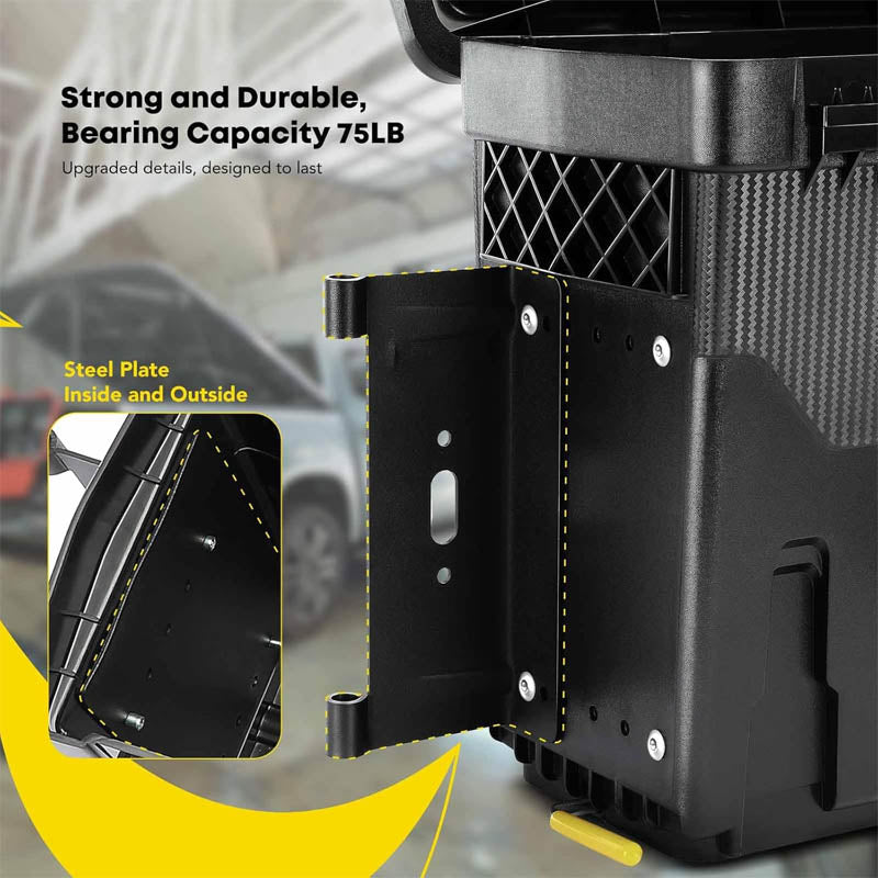 Truck Tool Boxes Lockable Compatible with 2007-2019 Chevrolet Silverado & GMC Sierra 1500 2500 3500 Passenger Side