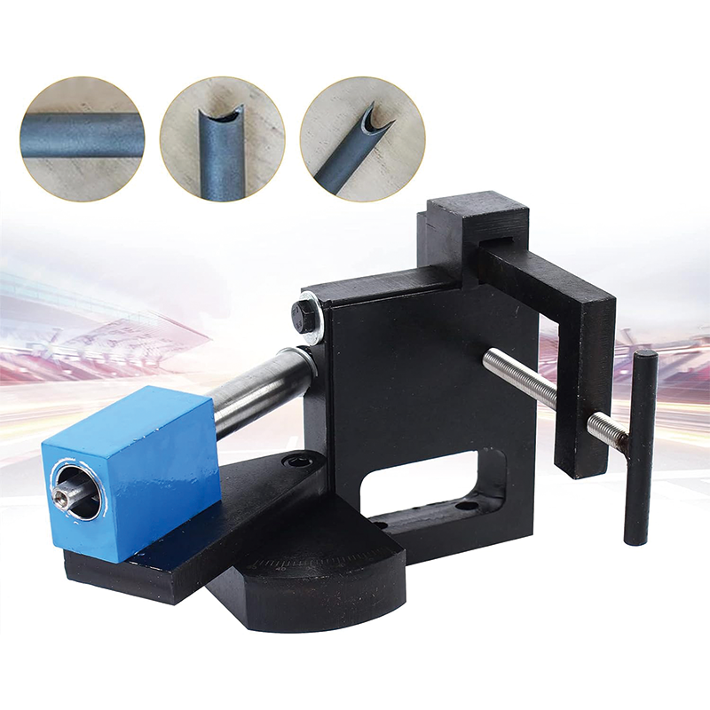 Pipe Notcher Punch and Press Tool,for 0-50 Degree Tube Notcher Tool,Professional Offset Tubing Notcher Tube,for Cutting Holes Through Metal, Wood