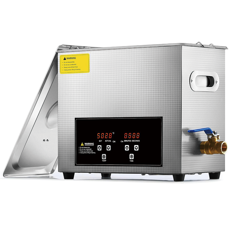 6L Ultrasonic Cleaner, Digital Sonic Cavitation Cleaner with Heater for Jewelry Watch Glasses Circuit Board Dentures Small Parts Dental Instrument