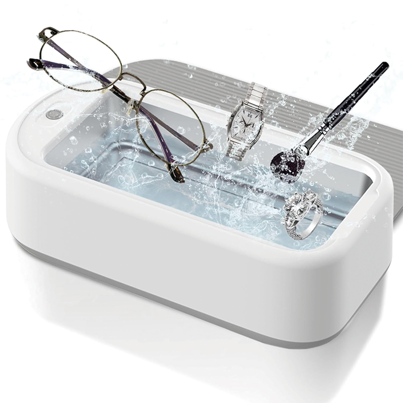 Ultrasonic Cleaner, 40W 22oz 48KHz Portable Professional Ultrasonic Cleaner for Eyeglass, Watches, Ring, Blade Razor