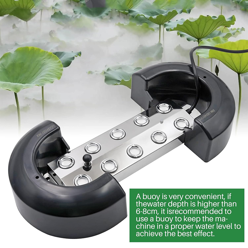 Ultrasonic Mist Maker ,Atomizer 10 Heads, 7L/H Ultrasonic Atomizer With 350W Waterproof Power Supply, Heavy Mist Device, Garden Mist Humidifier, Pond Mist Device, Suitable For Gardening Greenhouse Landscape