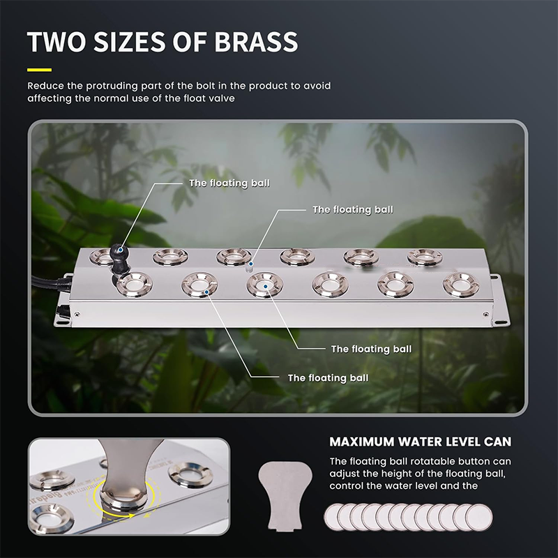 Ultrasonic Mist Maker 12 Head Ultrasonic Misting Device with 330 W Waterproof Power Supply, Heavy Duty 8.5 L/H Misting Device, Yard Misting Humidifier, Pond Misting Device for Gardening Greenhouse Landscape