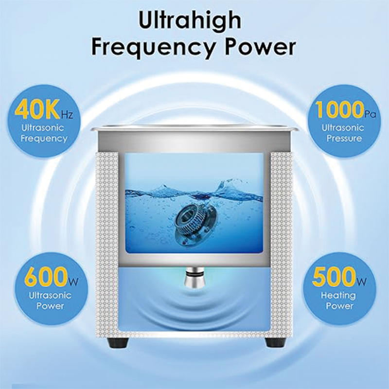 Ultrasonic Cleaner 30L Ultrasonic Cleaner for Cleaning Ultrasonic Parts Cleaner Fit for Professional Tools,Metal Parts,Jewelry,Eyeglasses,Ultrasonic Cleaner with Digital Heater Timer and Cleaner Basket