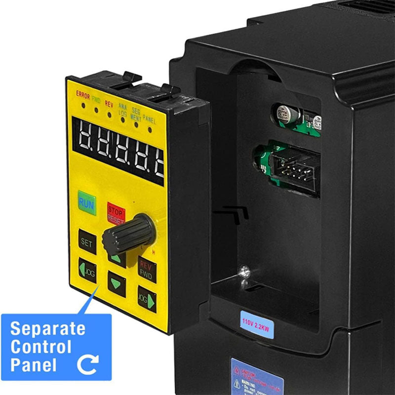 Variable Frequency Drives 110V 1 Phase Input 3 Phase 0-400HZ Output 30A for CNC Motor and Spindle