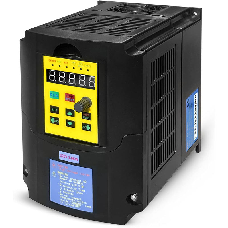 Variable Frequency Drives 110V 1 Phase Input 3 Phase 0-400HZ Output 30A for CNC Motor and Spindle