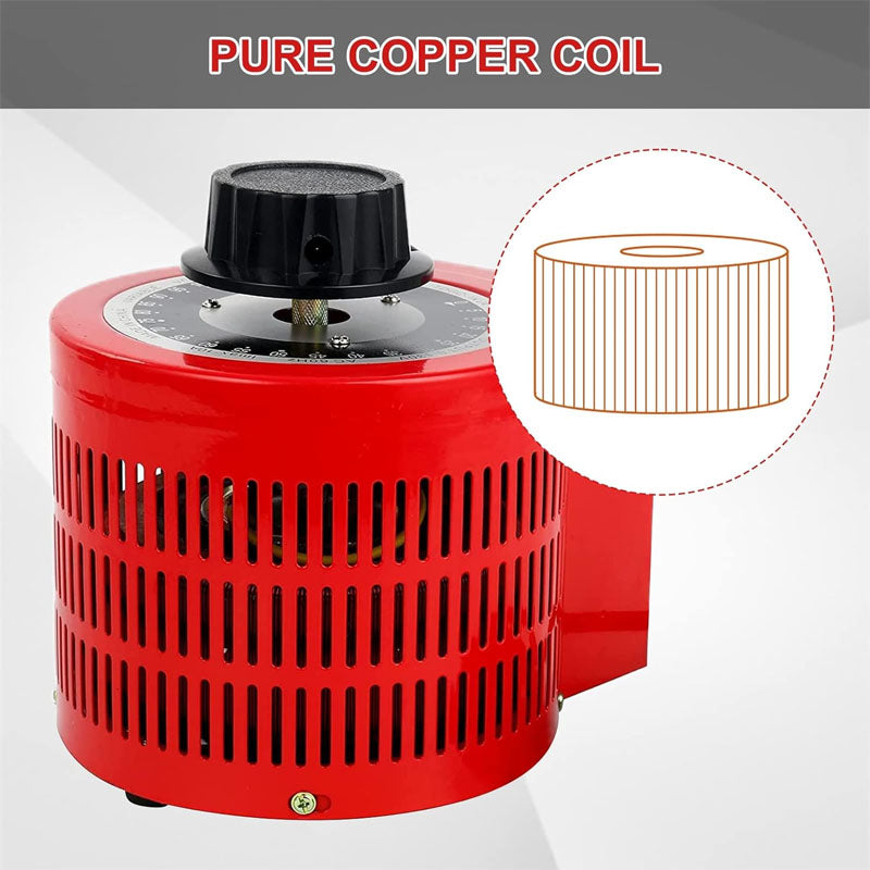 500VA Auto Variable Voltage Transformer 110VAC Input, 0-130VAC or Home Industrial Office