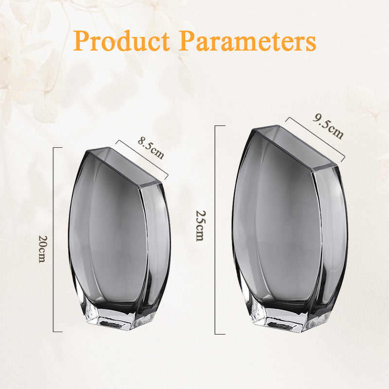 Creative Glass Vase, Art Ornament Living Room Flower Arrangement Ins Wind Tulip Flower Vase