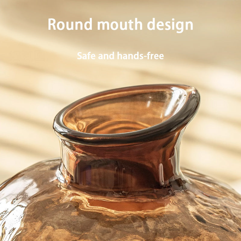 Creative Glass Vase, Living Room Flower Arrangement Glass Premium Sense Entrance Home Dining Table Decoration Vase