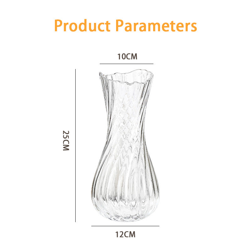 Glass Vase, High-Quality Glass Ornaments For Flower Arrangement In The Living Room And Dining Room