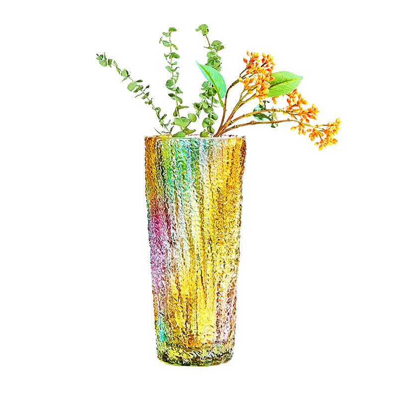 Vases, Glass Vases, Living Room Table Ornaments, Ins Style Vases, Colorful Vases